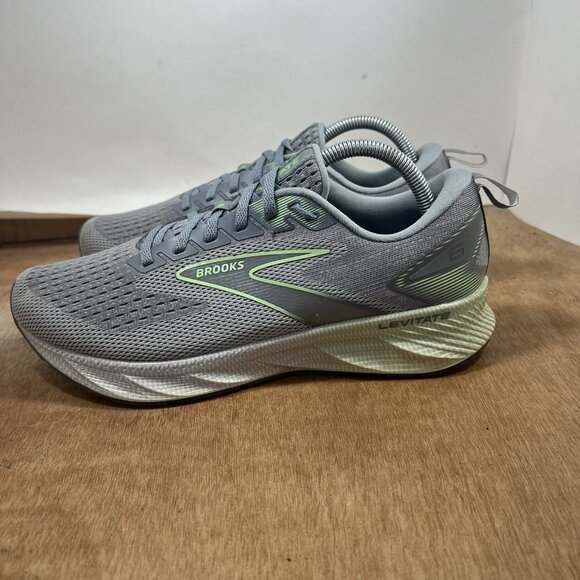 Brooks Levitate 6 Men Size 8.5 Grey Green Running Shoes Sneakers main image 6